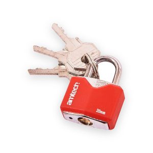 Amtech 20mm Rhombic chrome plated iron padlock
