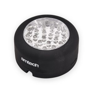 Amtech 24 LED worklight - round