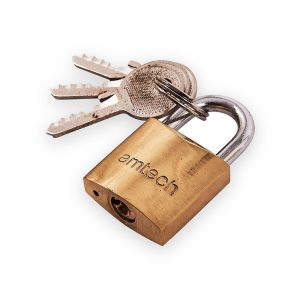 Amtech 25mm brass padlock