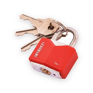 Amtech 25mm Rhombic chrome plated iron padlock