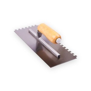 Amtech 280mm (11") Notched float trowel with wooden handle