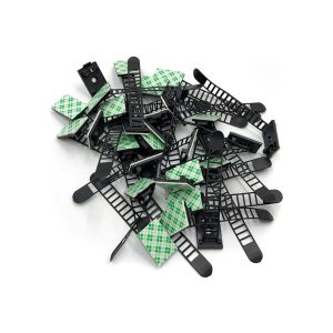 Amtech 30 Self-adhesive cable clips