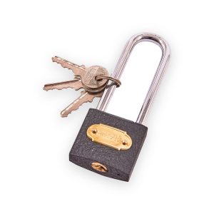 Amtech 38mm Long shackle iron padlock