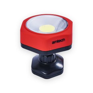 Amtech 3W COB LED swivel base worklight