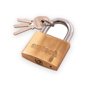 Amtech 50mm Brass padlock