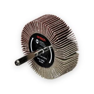 Amtech 60 x 20mm 120 grit abrasive flap wheel