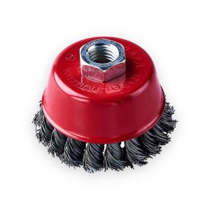 Amtech 80mm (3") Twist knot wire cup brush