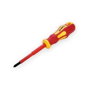 Amtech 80mm Phillips VDE? 1000V electrical screwdriver with PH 1 tip