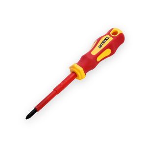Amtech 80mm Pozidriv? VDE? 1000V electrical screwdriver with PZ 1 tip