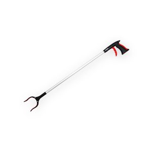 Amtech S2110 900mm litter picker with red trigger and gripping jaws