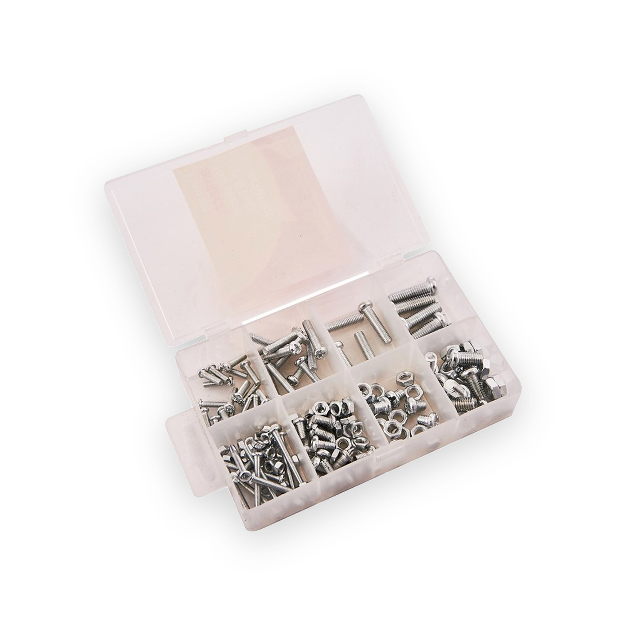 amtech-assorted-nut-and-bolt-set-150-piece-5032759023080 Amtech assorted nut and bolt set – 150 Piece