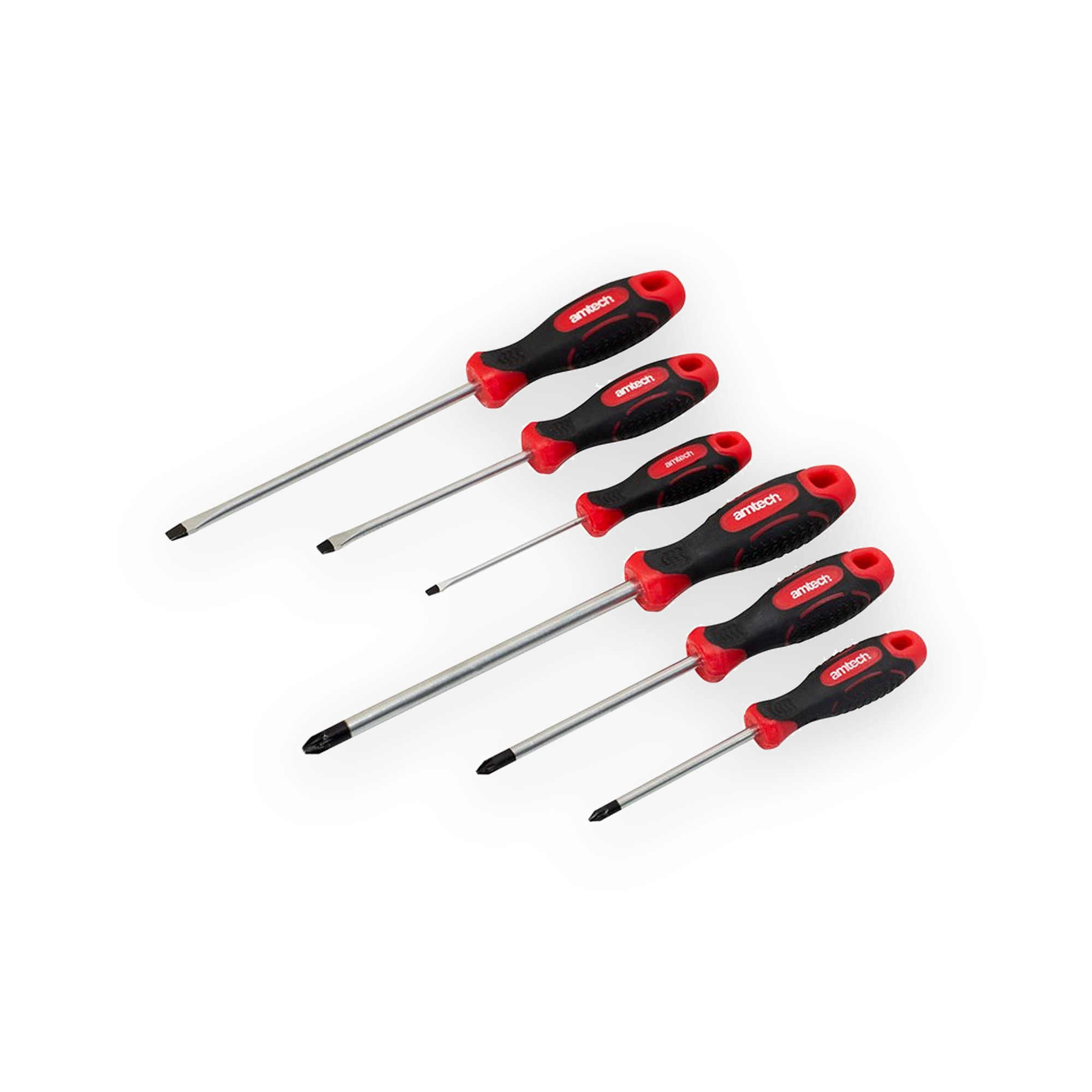 amtech-assorted-screwdriver-set-pz-sl-6-piece-5032759040100 Amtech Assorted screwdriver set (PZ+ SL) – 6 Piece