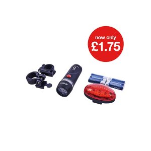 Amtech Bicycle LED safety light set