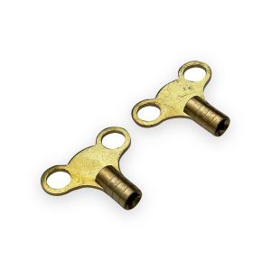 Amtech Brass Radiator Key Set – 2 Piece