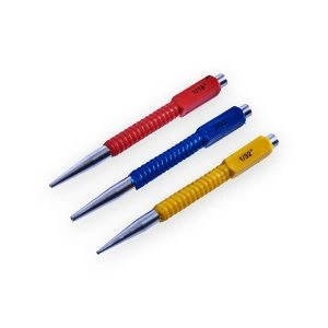 Amtech colour coded nail punch set – 3 Piece