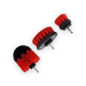 Amtech Cordless drill cleaning brush set