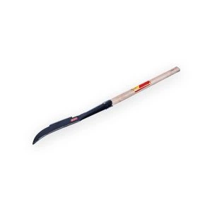 Amtech double-edged bill hook with long ashwood handle