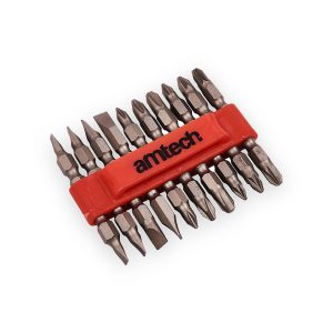 Amtech double ended power bit set – 10 Piece