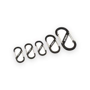 Amtech dual buckle carabiner set – 5 Piece