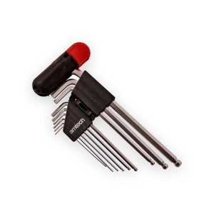 Amtech extra long ball end hex key set – 9 Piece