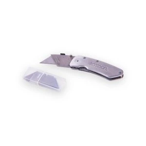 Amtech Foldback stainless steel utility knife