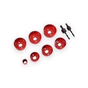 Amtech Heavy Duty Circular Hole Saw Set – 9 Piece