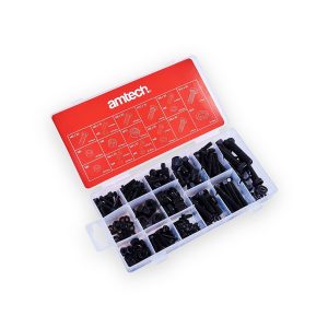 Amtech hex head nut and bolt set – 240 Piece