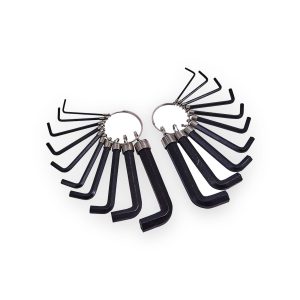 Amtech hex key set and keyring – 20 Piece