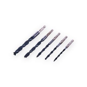 Amtech hex shank wood drill bit set – 5 Piece