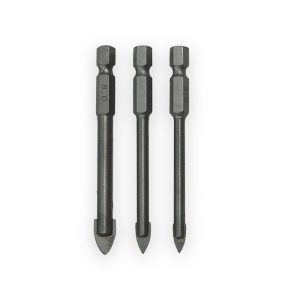 Amtech hex tile and glass drill bit set – 3 Piece