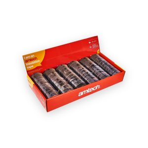 Amtech insulation tape set - black – 60 Piece