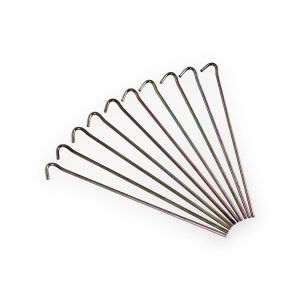 Amtech Metal garden pegs – Pack of 10