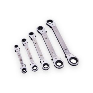 Amtech offset ring ratchet spanner set – 5 Piece
