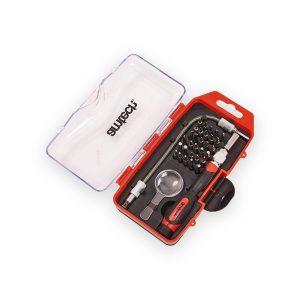Amtech precision screwdriver and bit set – 33 Piece