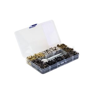 Amtech press stud fastener kit – 150 Piece