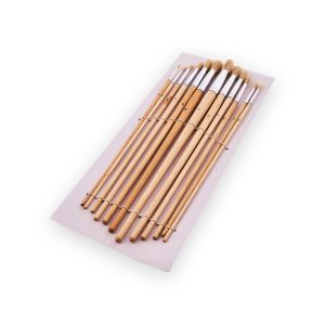Amtech round tip art brush set, 12 pieces