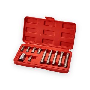 Amtech spline bit and socket set – 11 Piece