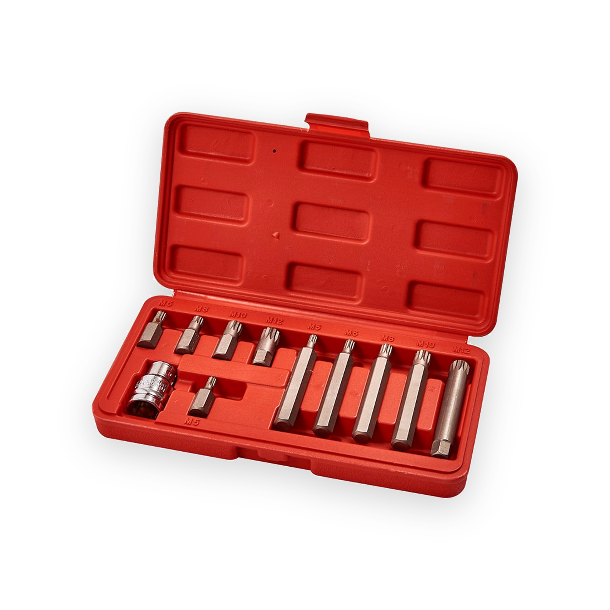 amtech-spline-bit-and-socket-set-11-piece-5032759003426 Amtech spline bit and socket set – 11 Piece