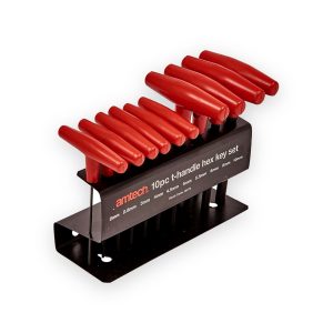 Amtech T-handle hex key set – 10 Piece