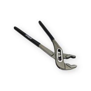 Amtech 250mm slip-joint water pump pliers with black PVC dipped handles