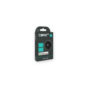CORE+ Smart Tag retail box compatible with Apple Find My