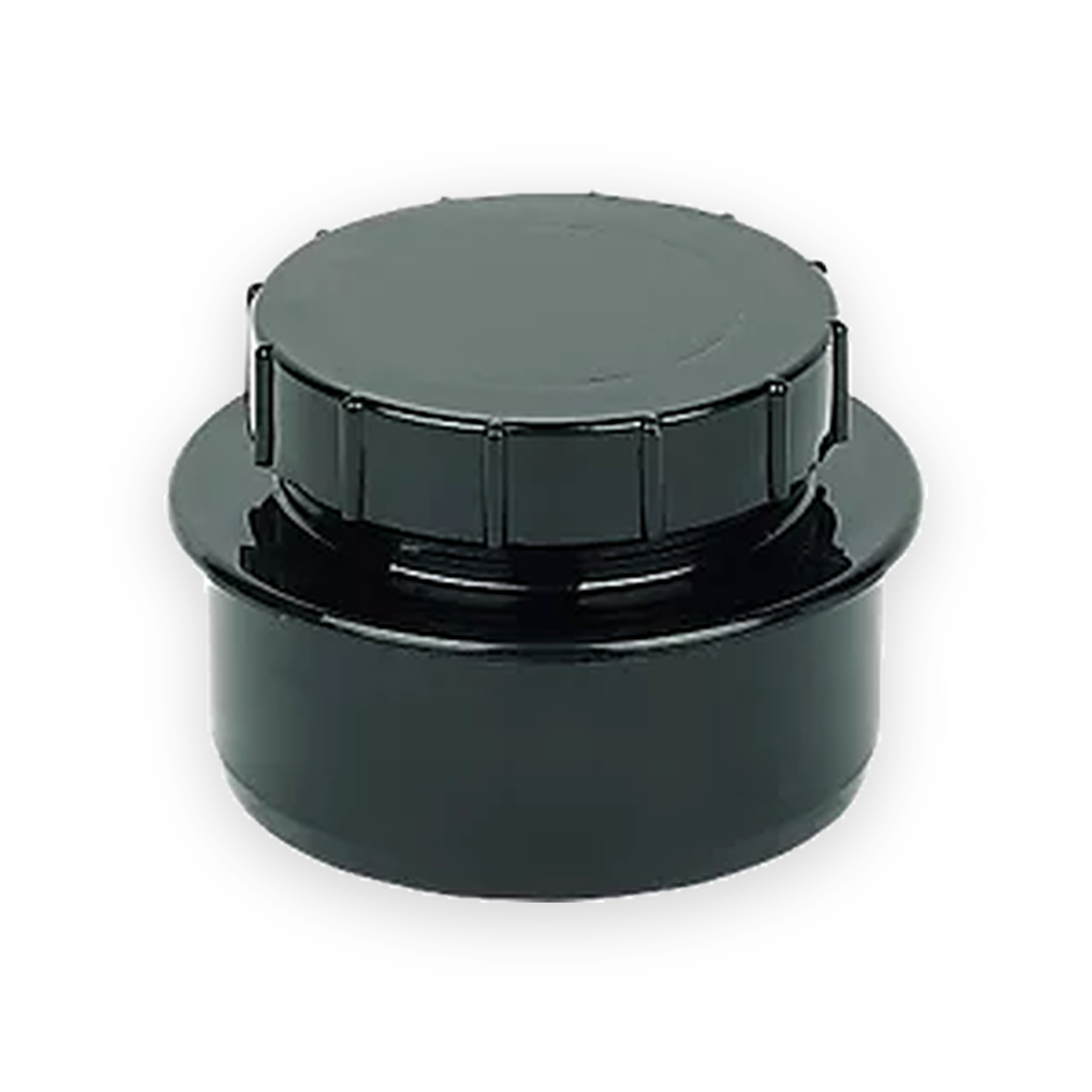 aquaflow-110mm-push-fit-soil-access-plug-with-screw-cap-black-safpl Aquaflow 110mm Push Fit Soil Access Plug with Screw Cap Black