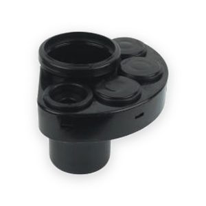 Aquaflow 110mm Push Fit Soil Manifold Black