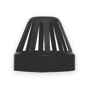 Aquaflow 110mm Push Fit Soil Vent Cowl Black