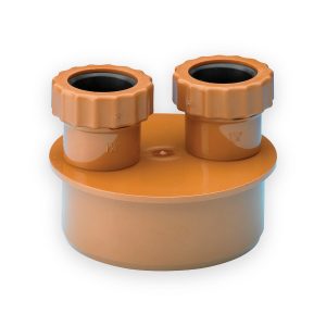 Aquaflow 110mm Push Fit Soil Waste Adaptor 32mm & 32mm Underground