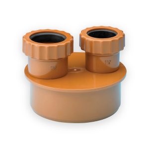 Aquaflow 110mm Push Fit Soil Waste Adaptor 32mm & 40mm Underground