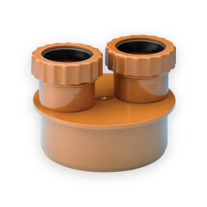 Aquaflow 110mm Push Fit Soil Waste Adaptor 40mm & 40mm Underground