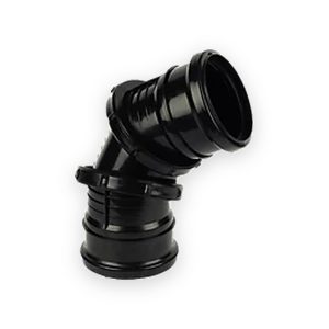 Aquaflow 110mm Pushfit Soil Adjustable Bend 0-90°