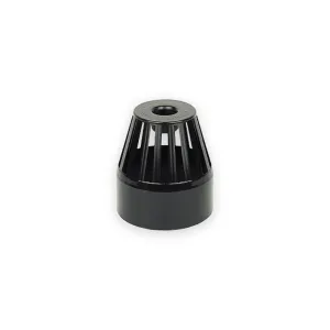 Aquaflow 110mm black soil solvent weld bird cage terminal