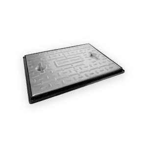 Aquaflow 24" X 18" Underground Manhole Galvanised Cover & Frame 600mm X 450mm